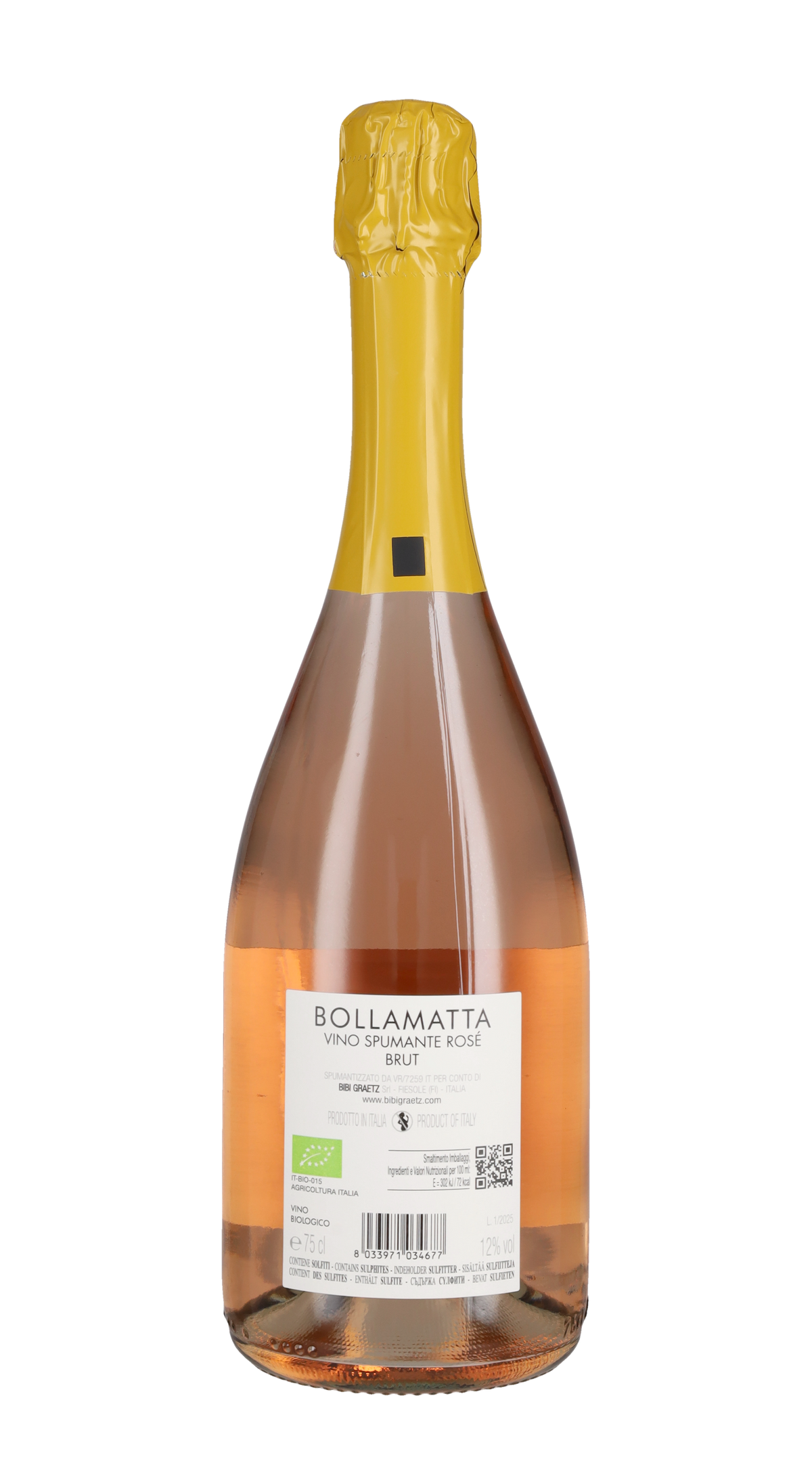 Spumante Metodo Charmat Rosé 'Bollamatta' Bibi Graetz