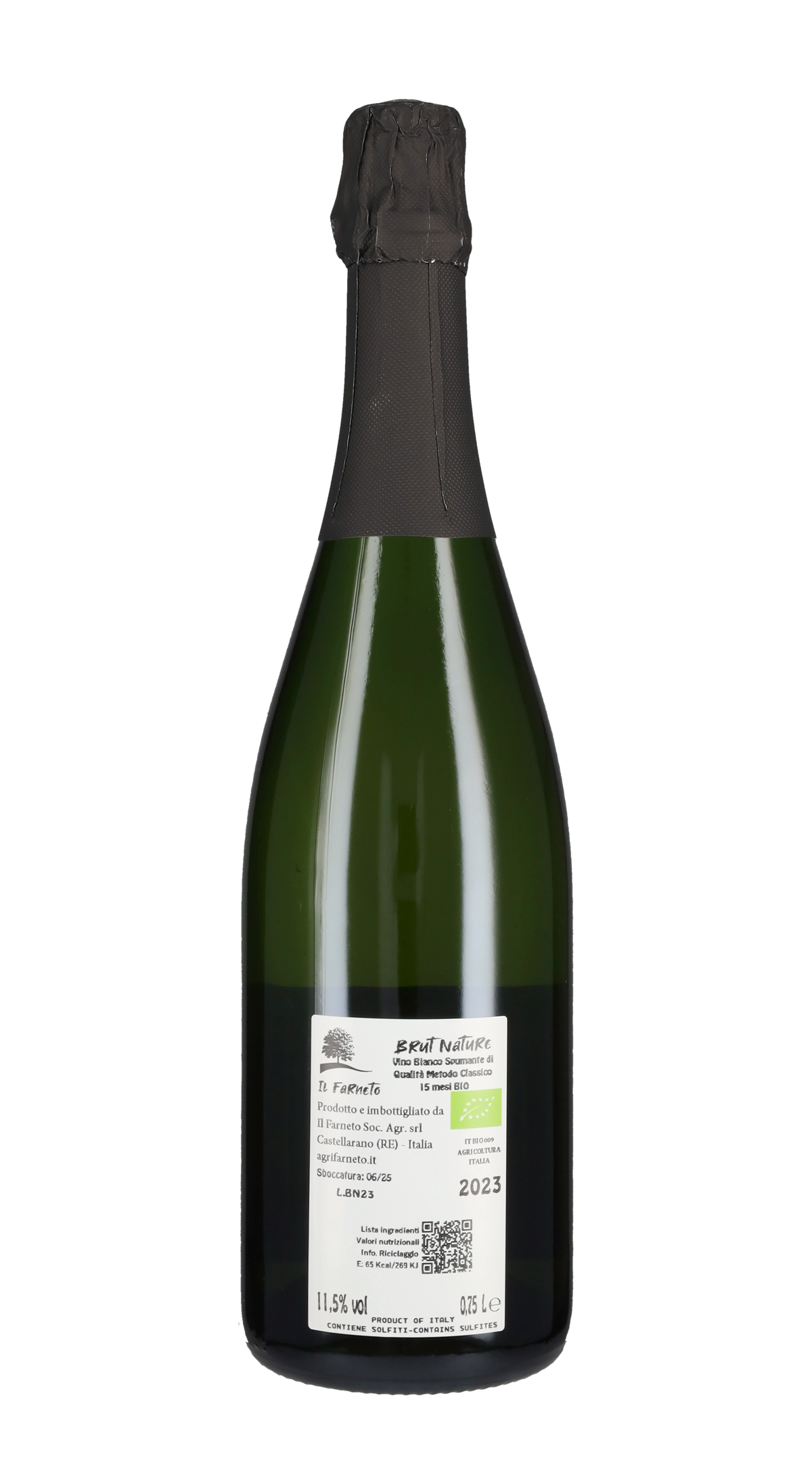 Spumante Metodo Classico Brut Nature '12 mesi' Rio Rocca - Il Farneto
