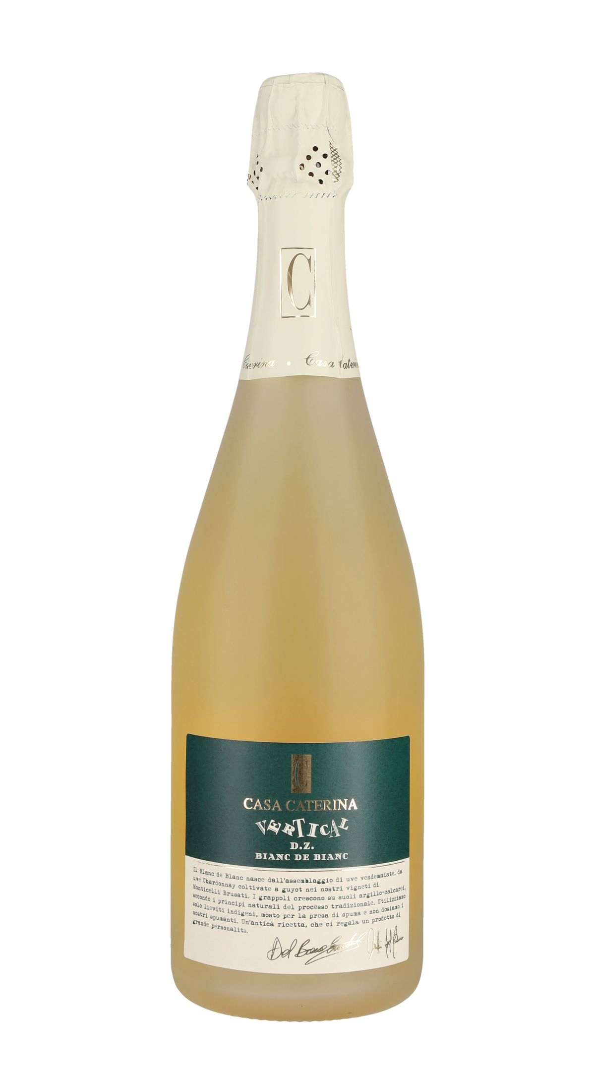 Spumante Metodo Classico Dosaggio Zero 'Vertical' Casa Caterina 2009
