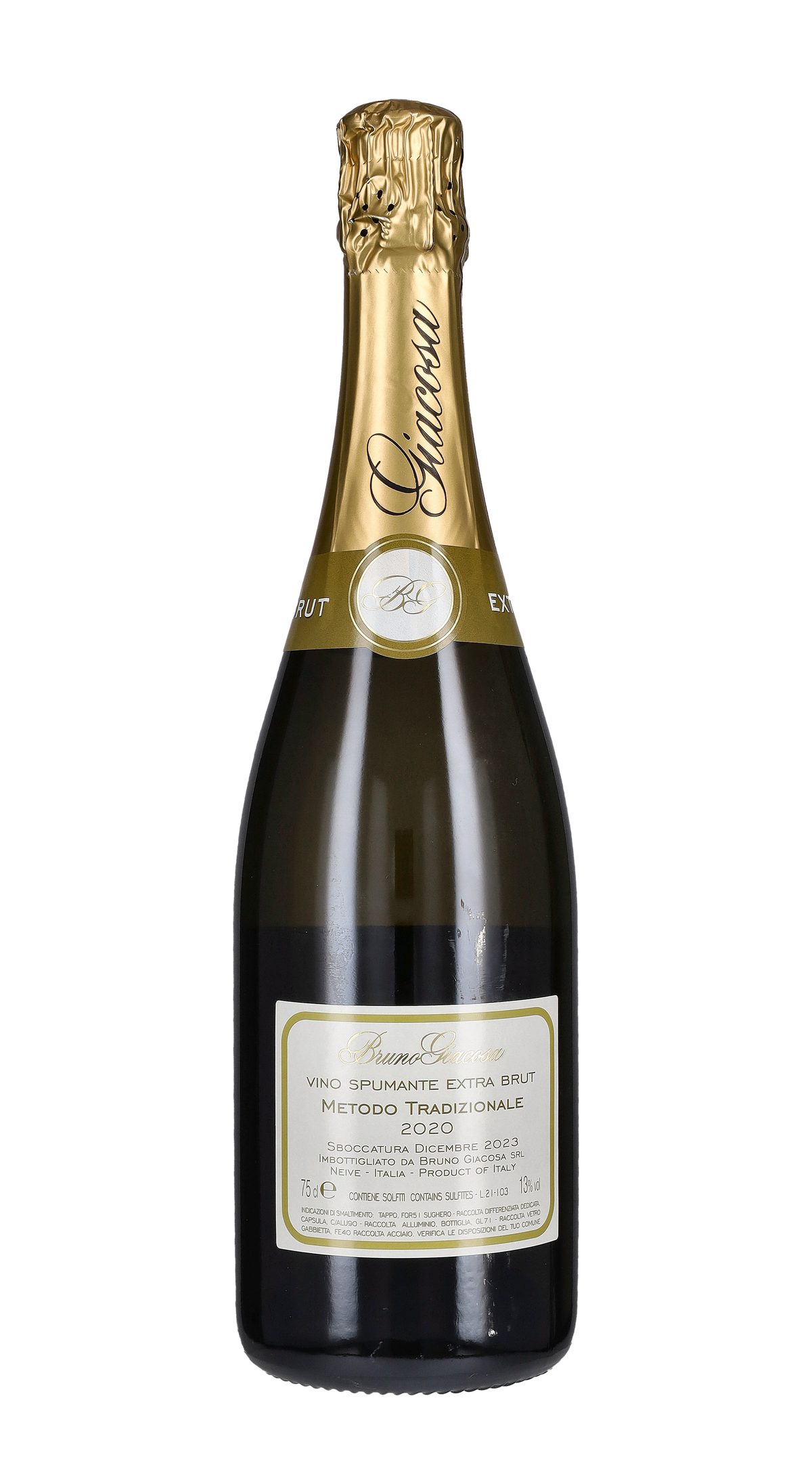 Spumante Metodo Classico Extra Brut Bruno Giacosa 2020