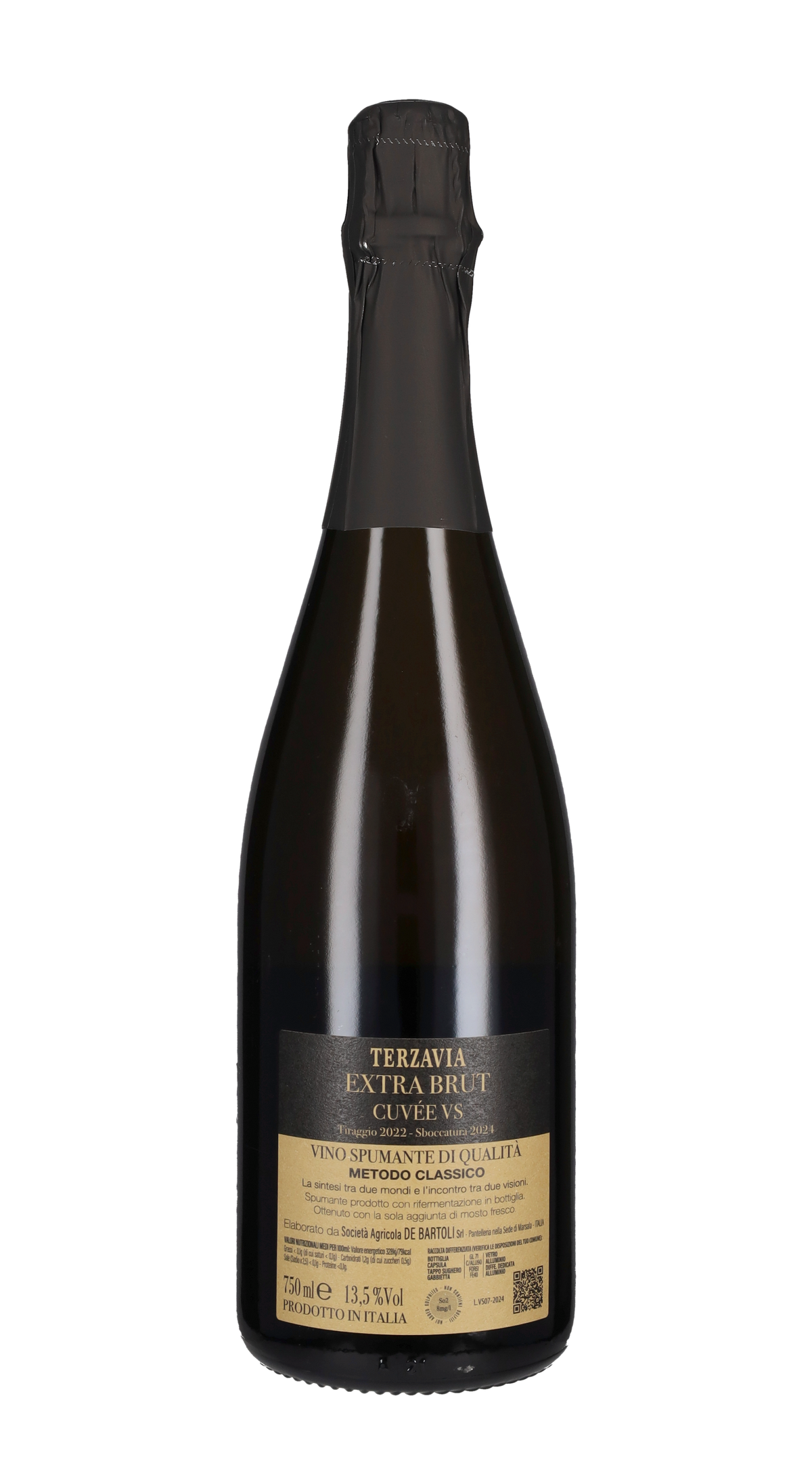Spumante Metodo Classico Extra Brut 'Terzavia Cuvée VS' Marco De Bartoli