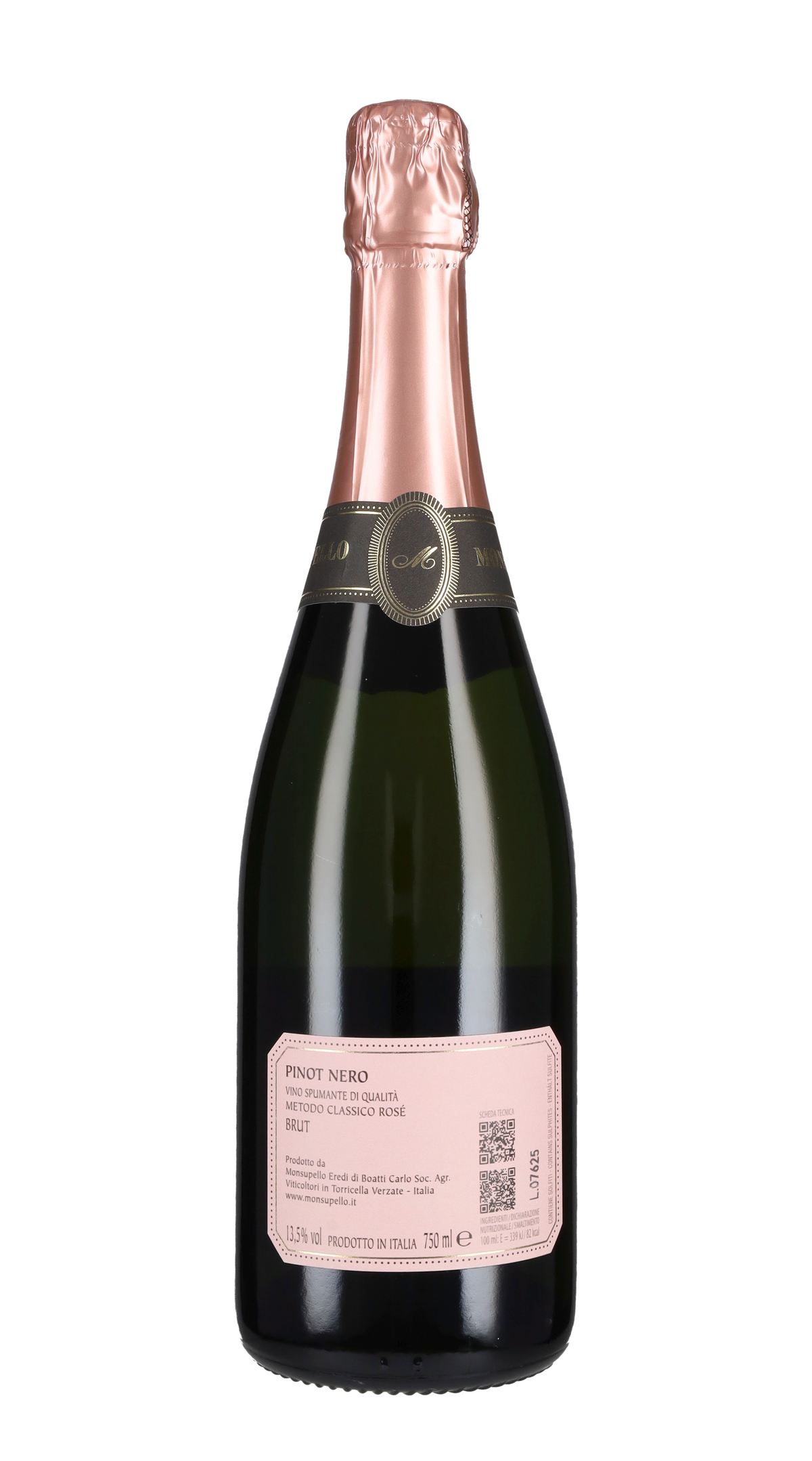 Spumante Metodo Classico Rosé Brut Monsupello