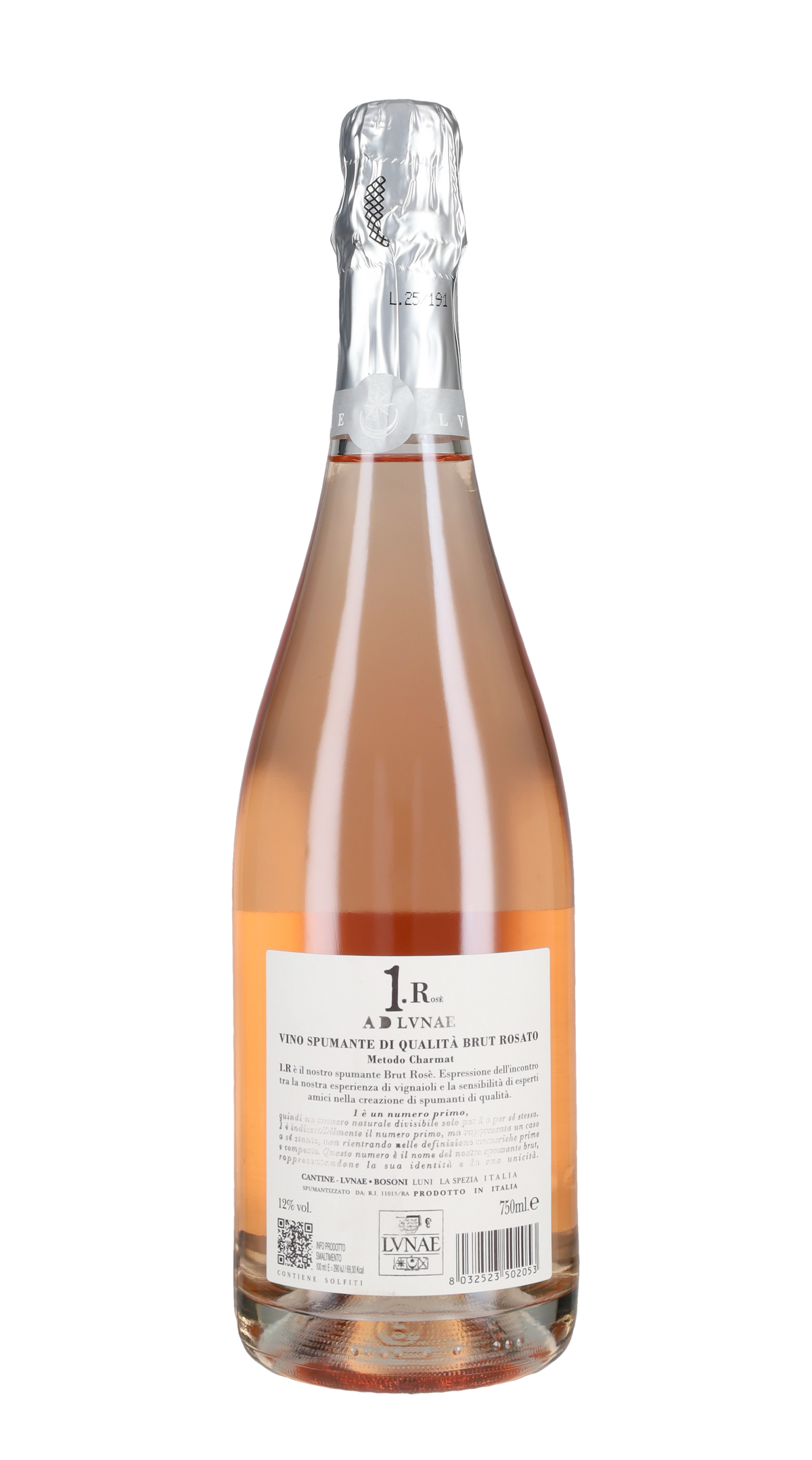 Spumante Rosè Brut '1.R' Lunae Bosoni
