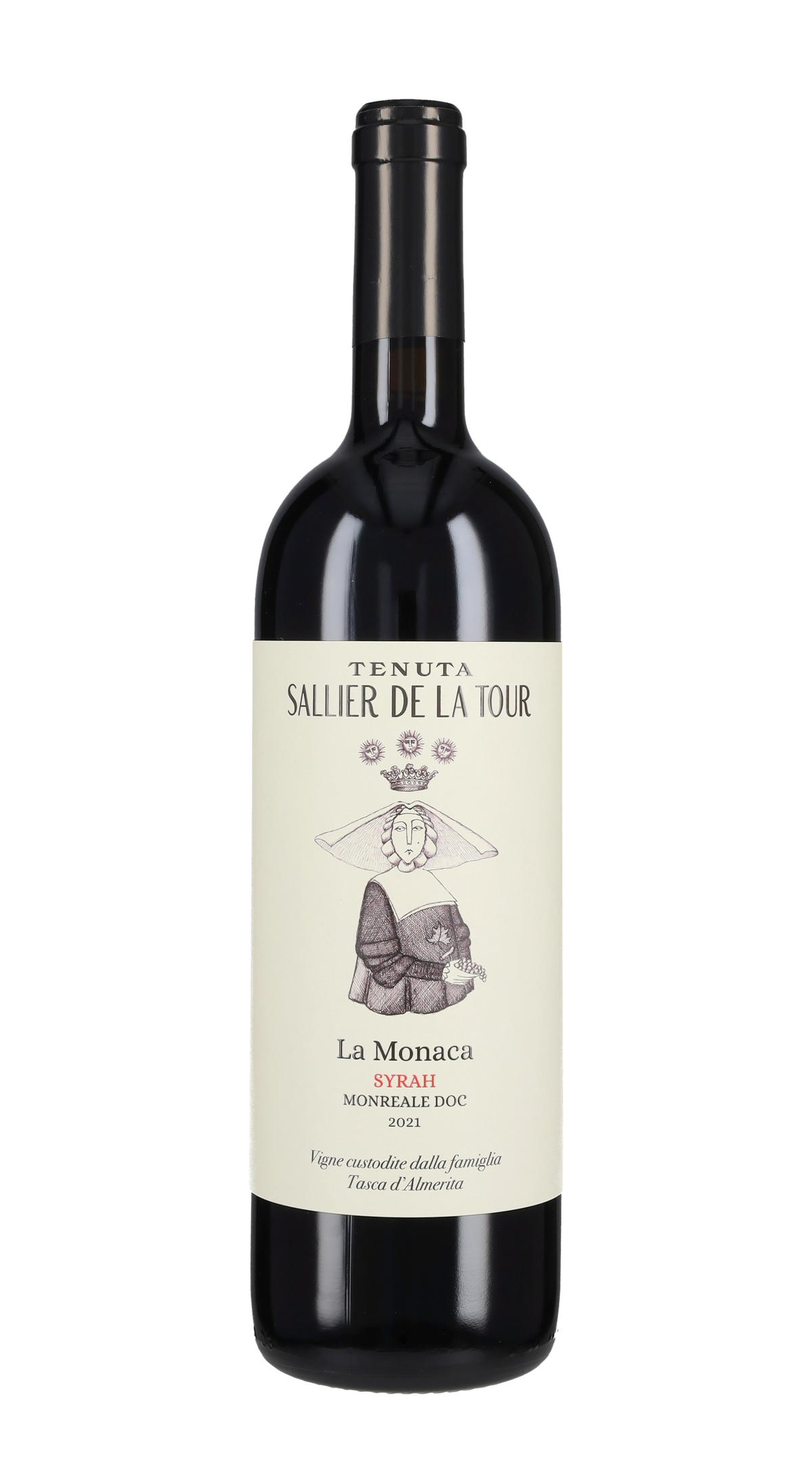 Syrah 'La Monaca' Tenuta Sallier de la Tour - Tasca d'Almerita 2021
