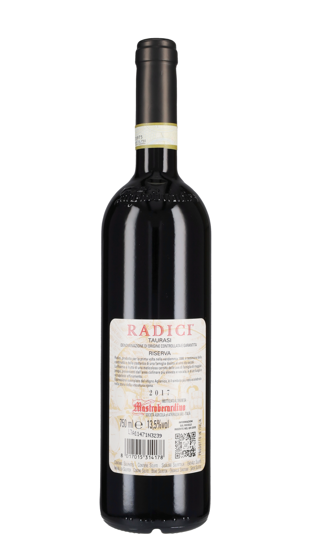 Taurasi Riserva 'Radici' Mastroberardino 2017
