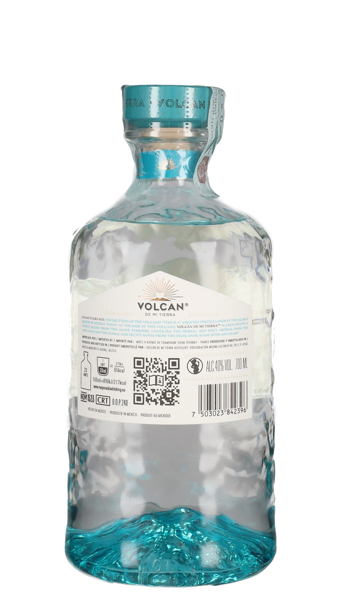 Tequila Blanco Volcàn De Mi Tierra - 70cl