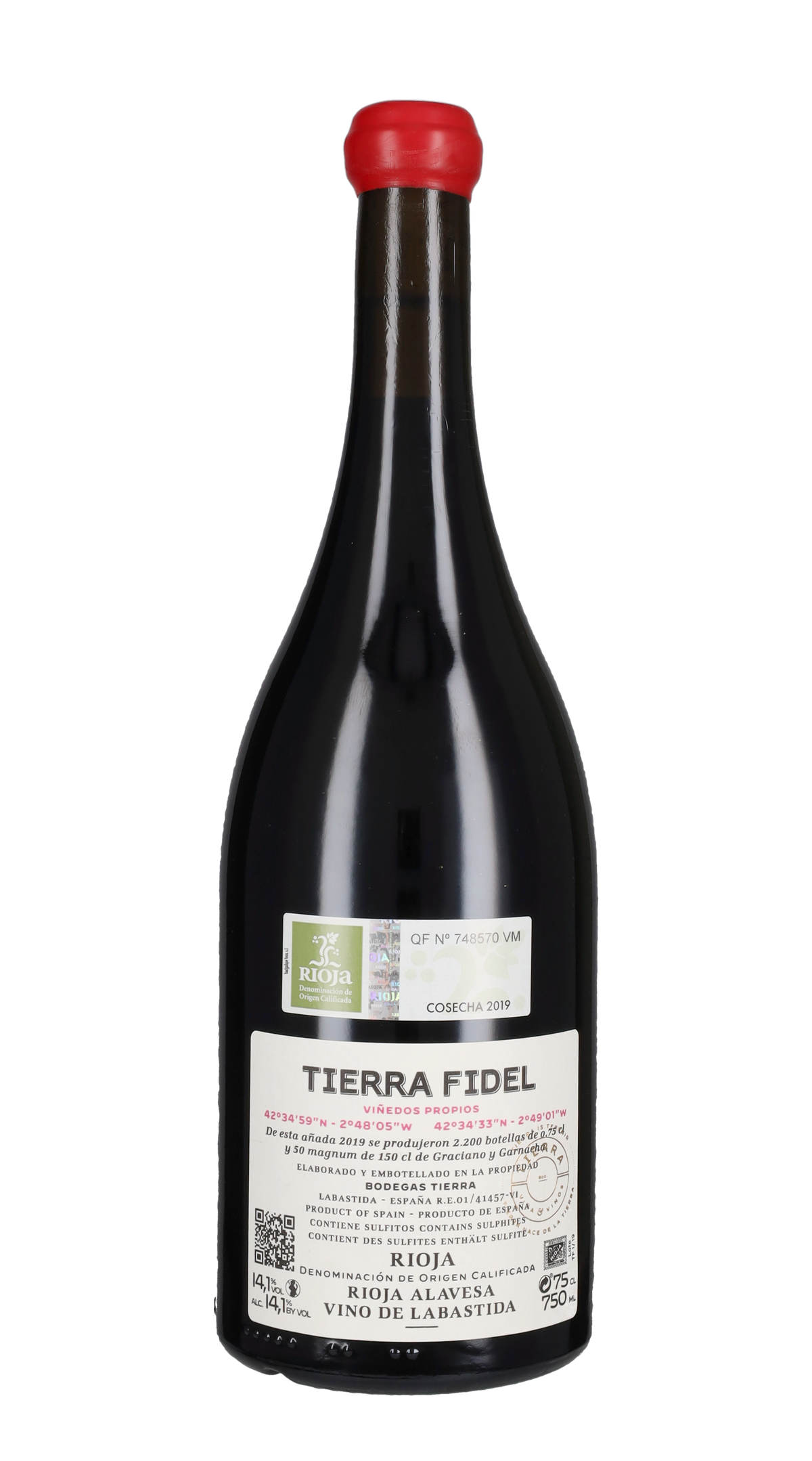 Tierra Fidel Tinto Bodegas Tierra 2019