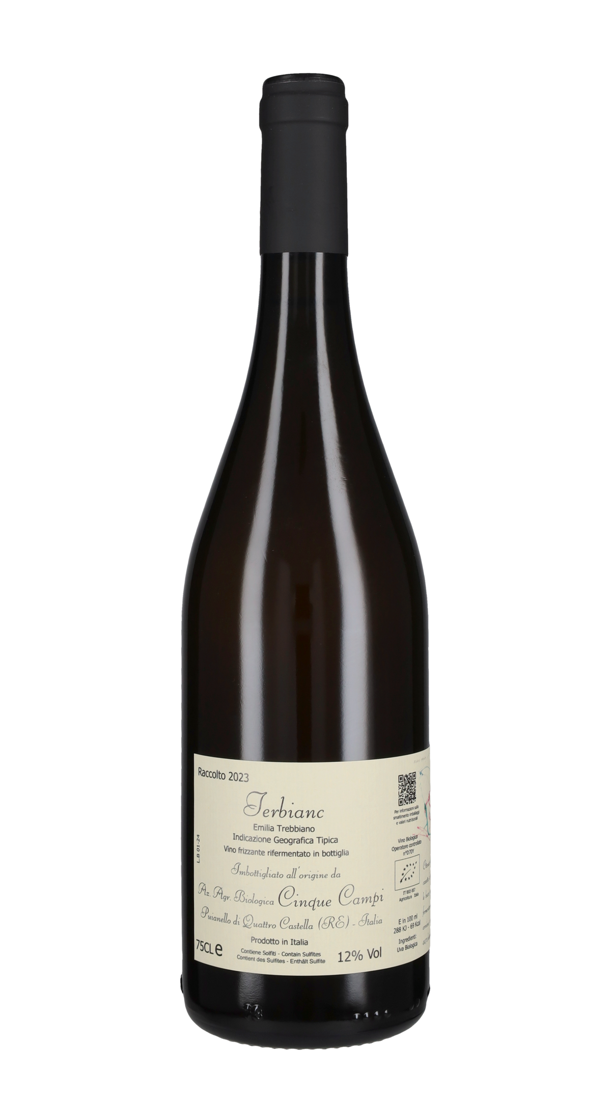 Trebbiano Frizzante 'Terbianc' Cinque Campi 2023