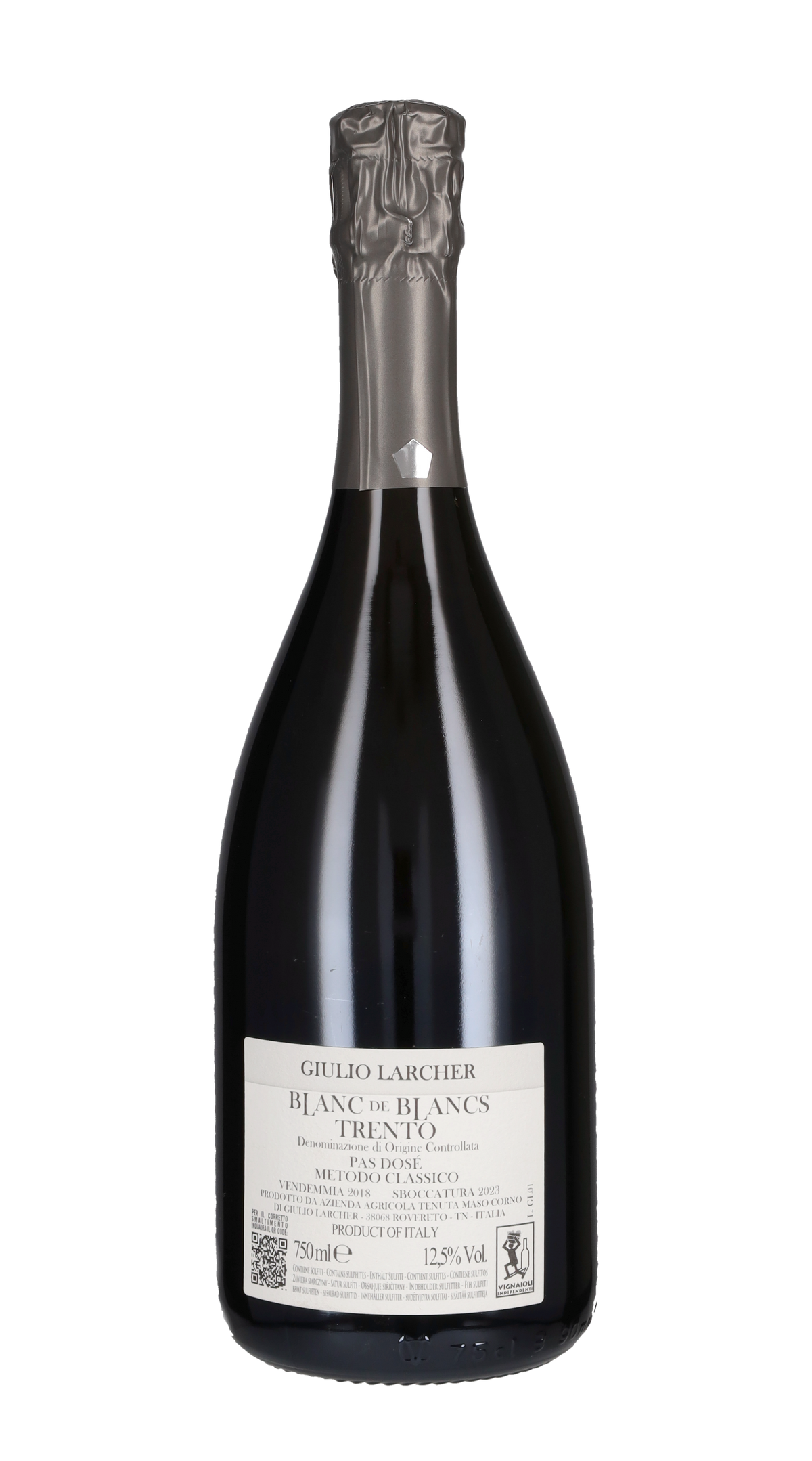 Trento Spumante Pas Dosé Blanc de Blancs Tenuta Maso Corno 2018