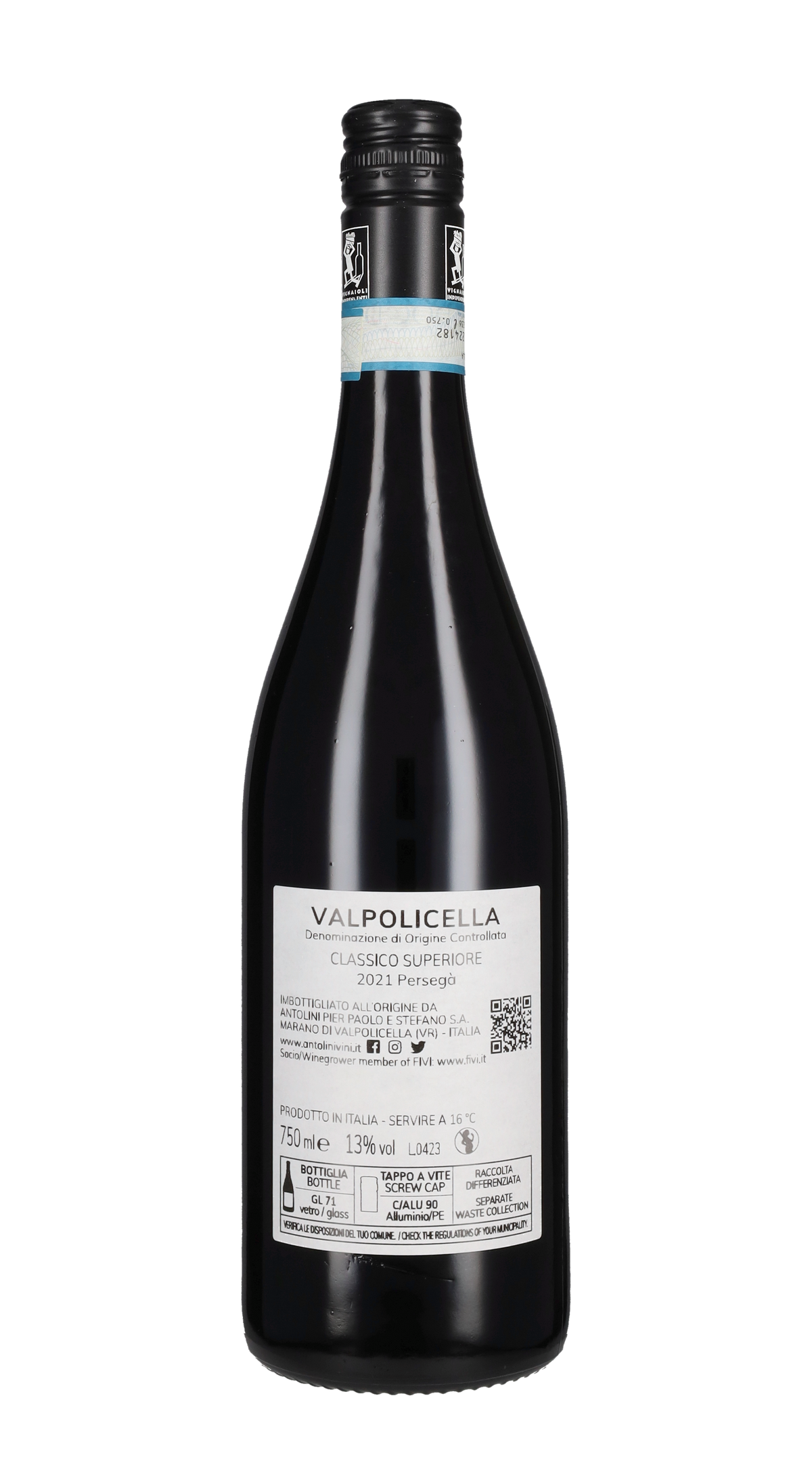 Valpolicella Classico Superiore 'Persegà' Antolini 2021