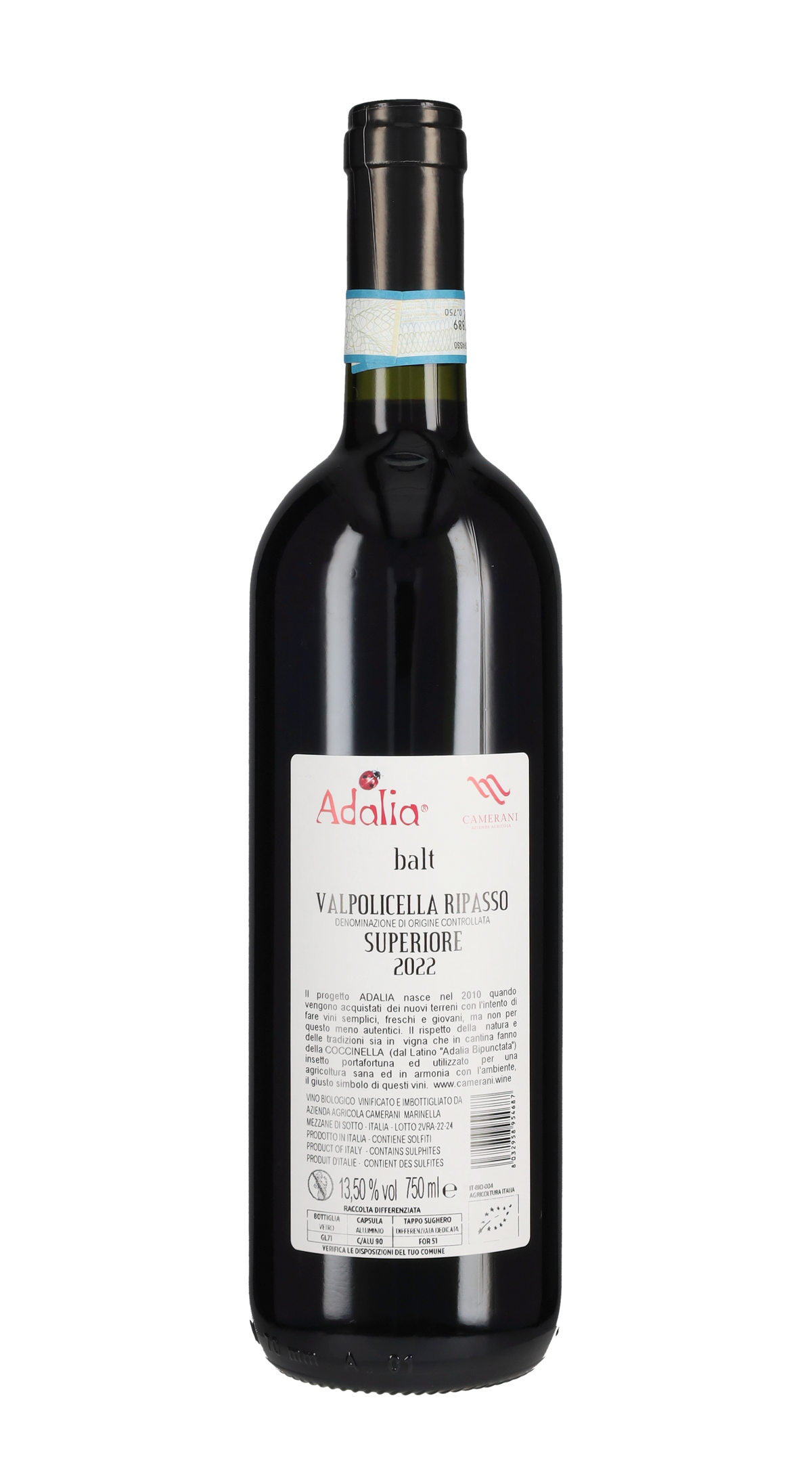 Valpolicella Ripasso 'Balt' Adalia - Camerani 2022