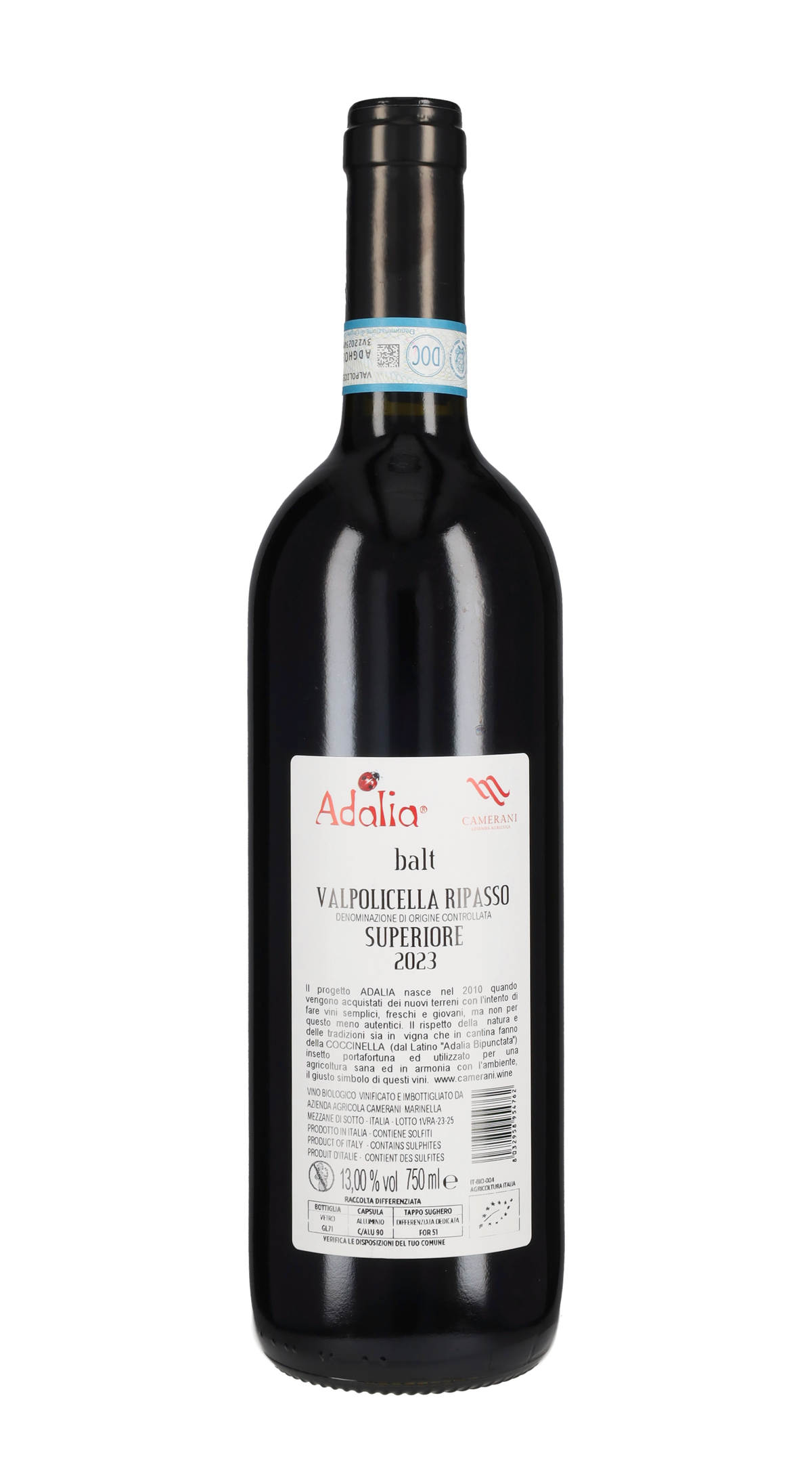 Valpolicella Ripasso 'Balt' Adalia - Camerani 2023
