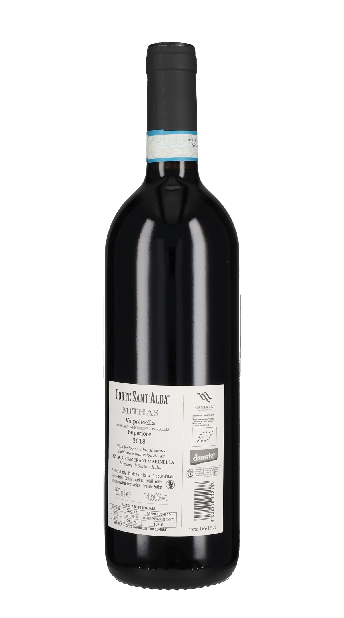 Valpolicella Superiore 'Mithas' Camerani - Corte Sant'Alda 2018