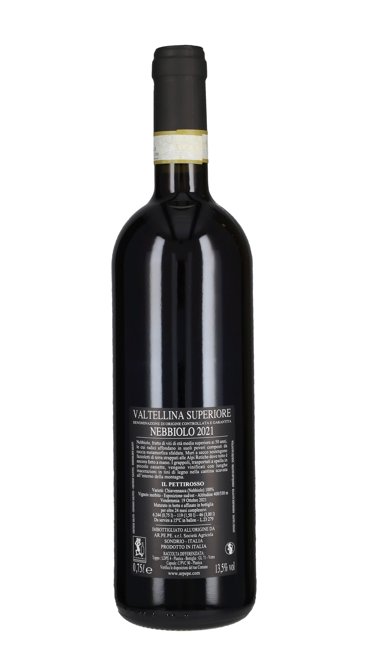Valtellina Superiore 'Il Pettirosso' Ar.Pe.Pe. 2021