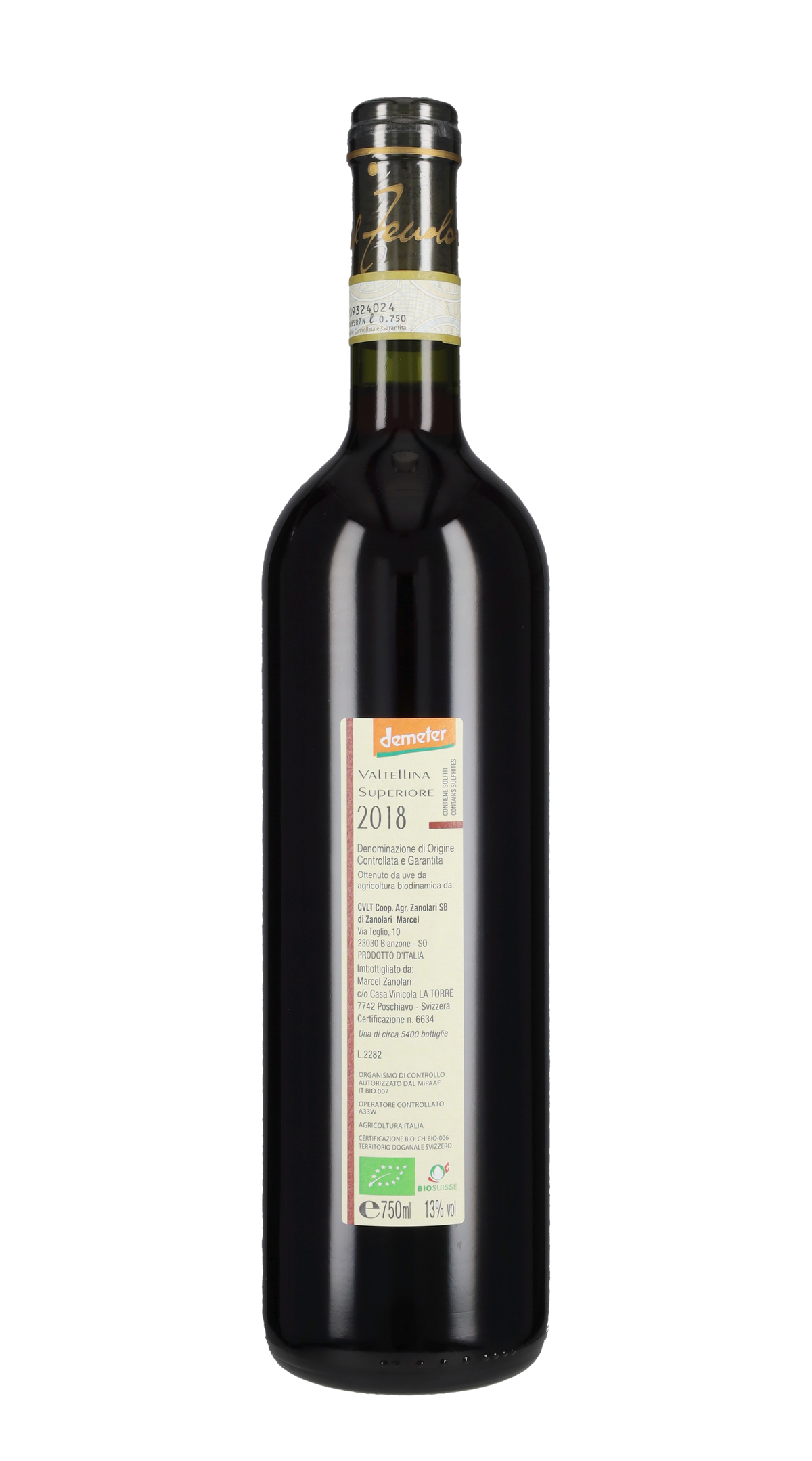 Valtellina Superiore Marcel Zanolari 2018