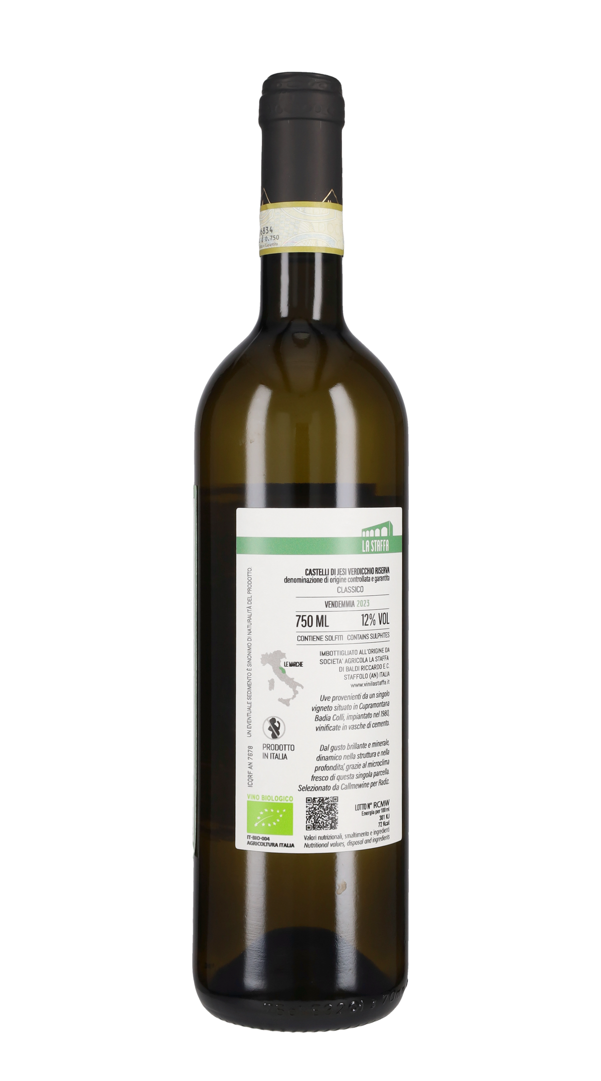 Verdicchio Castelli di Jesi Classico Riserva 'CM' Radiz La Staffa 2023