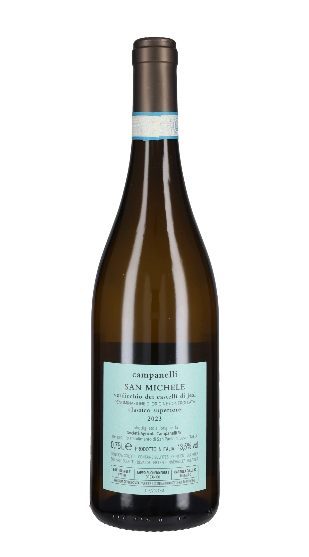 Verdicchio Castelli Jesi Classico Sup. 'San Michele' Campanelli 2023