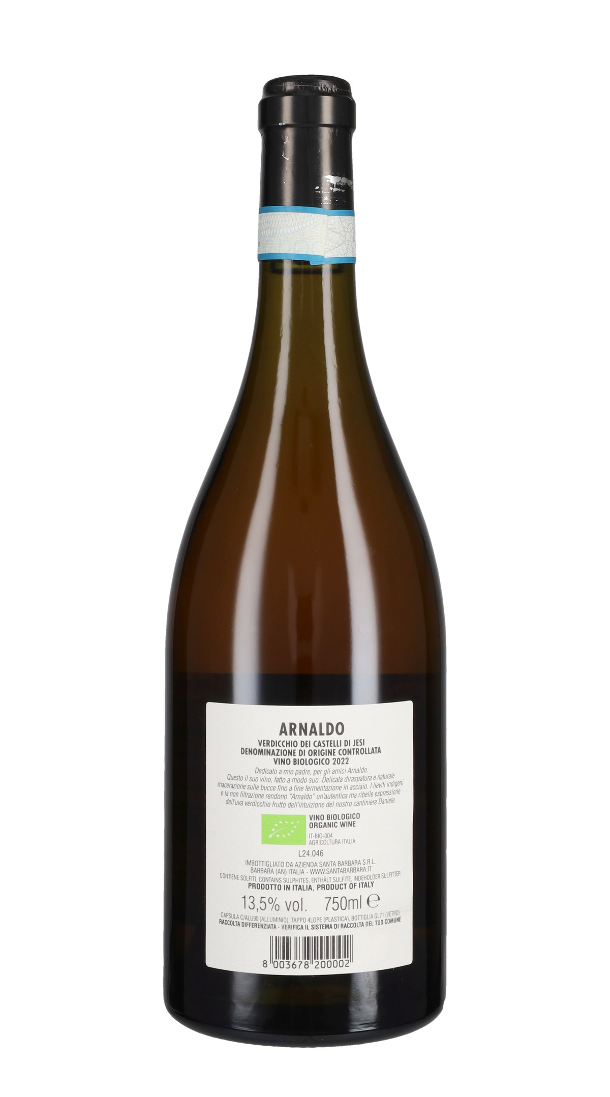 Verdicchio dei Castelli di Jesi 'Arnaldo' Santa Barbara 2022