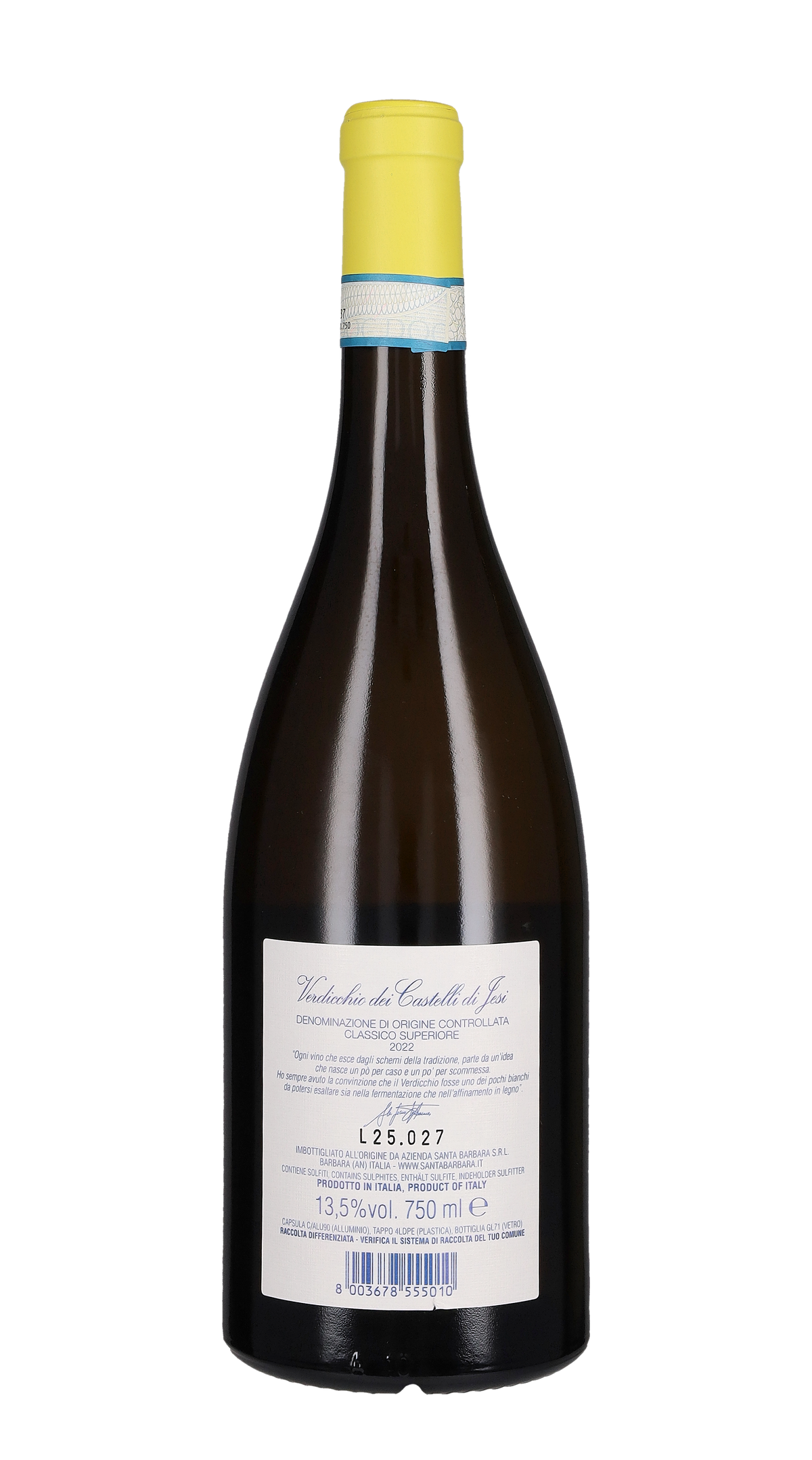 Verdicchio dei Castelli di Jesi Classico Superiore 'Stefano Antonucci' Santa Barbara 2022