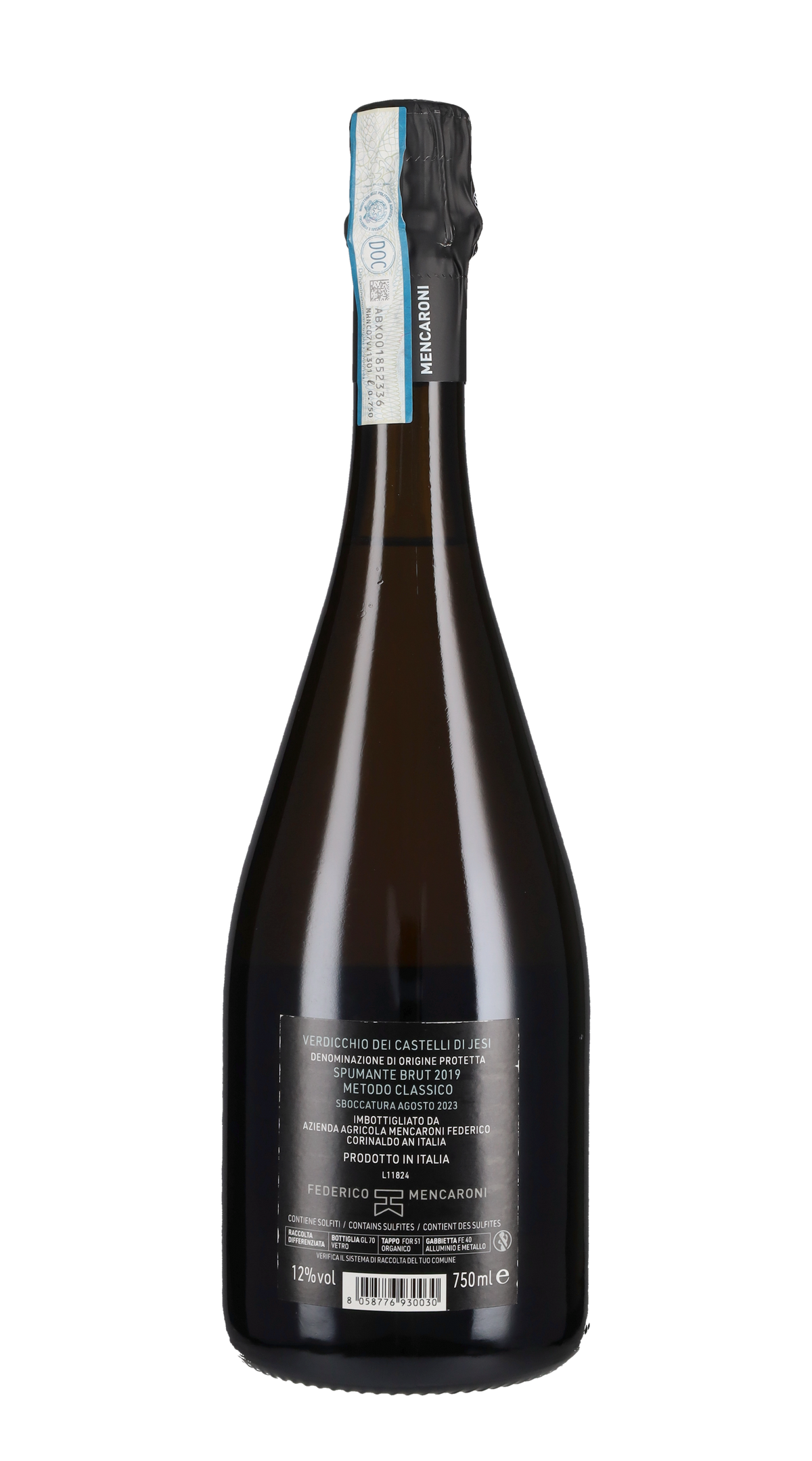 Verdicchio dei Castelli di Jesi Metodo Classico Brut Federico Mencaroni