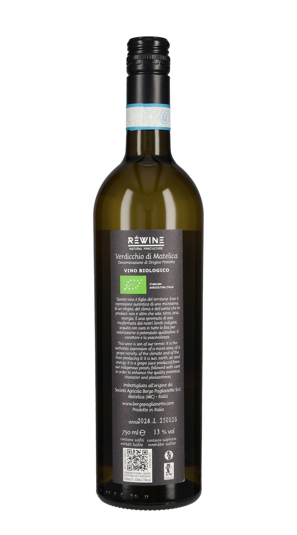 Verdicchio di Matelica 'Ergon' Borgo di Paglianetto 2024