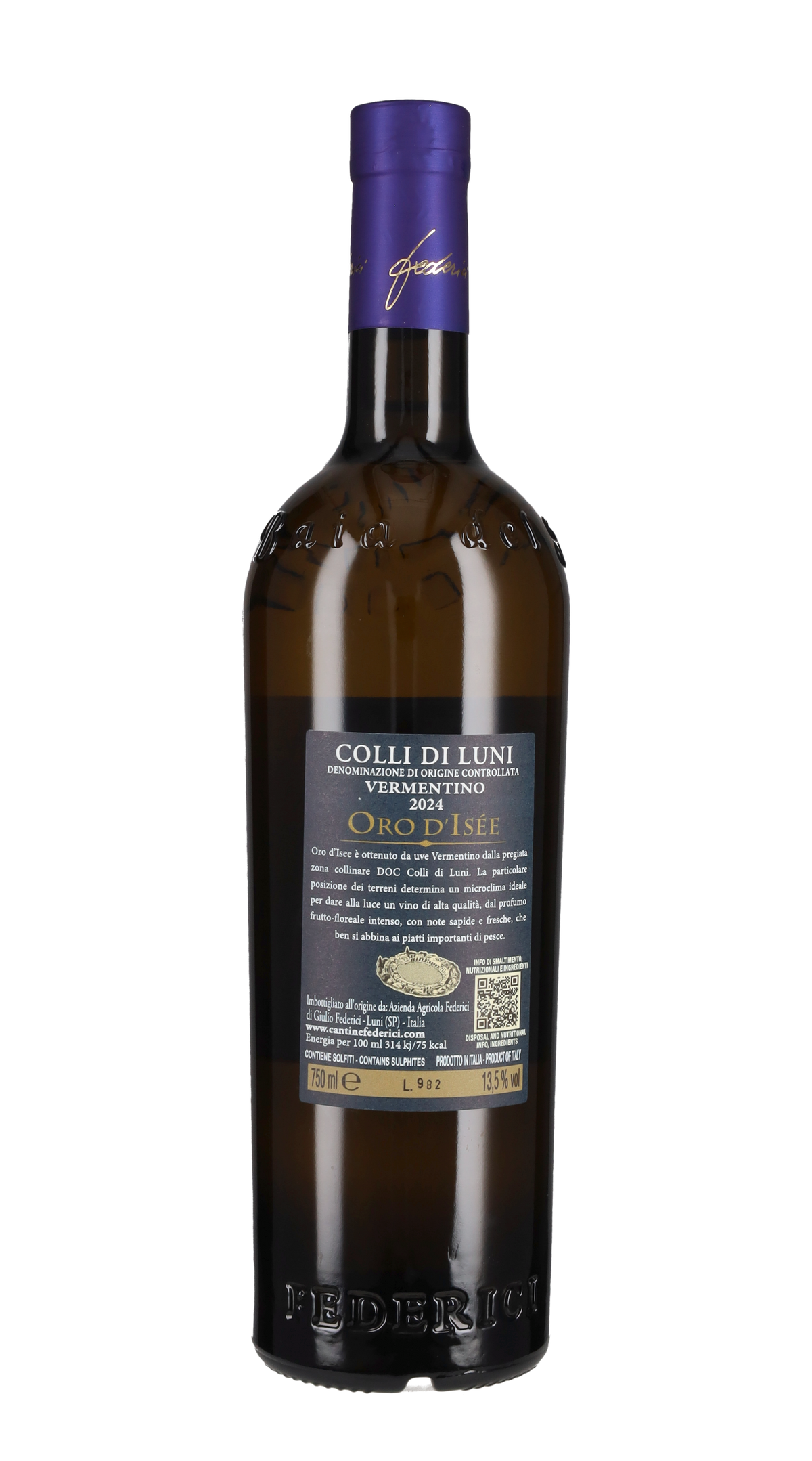 Vermentino Colli di Luni 'Oro d'Isee' La Baia del Sole 2025