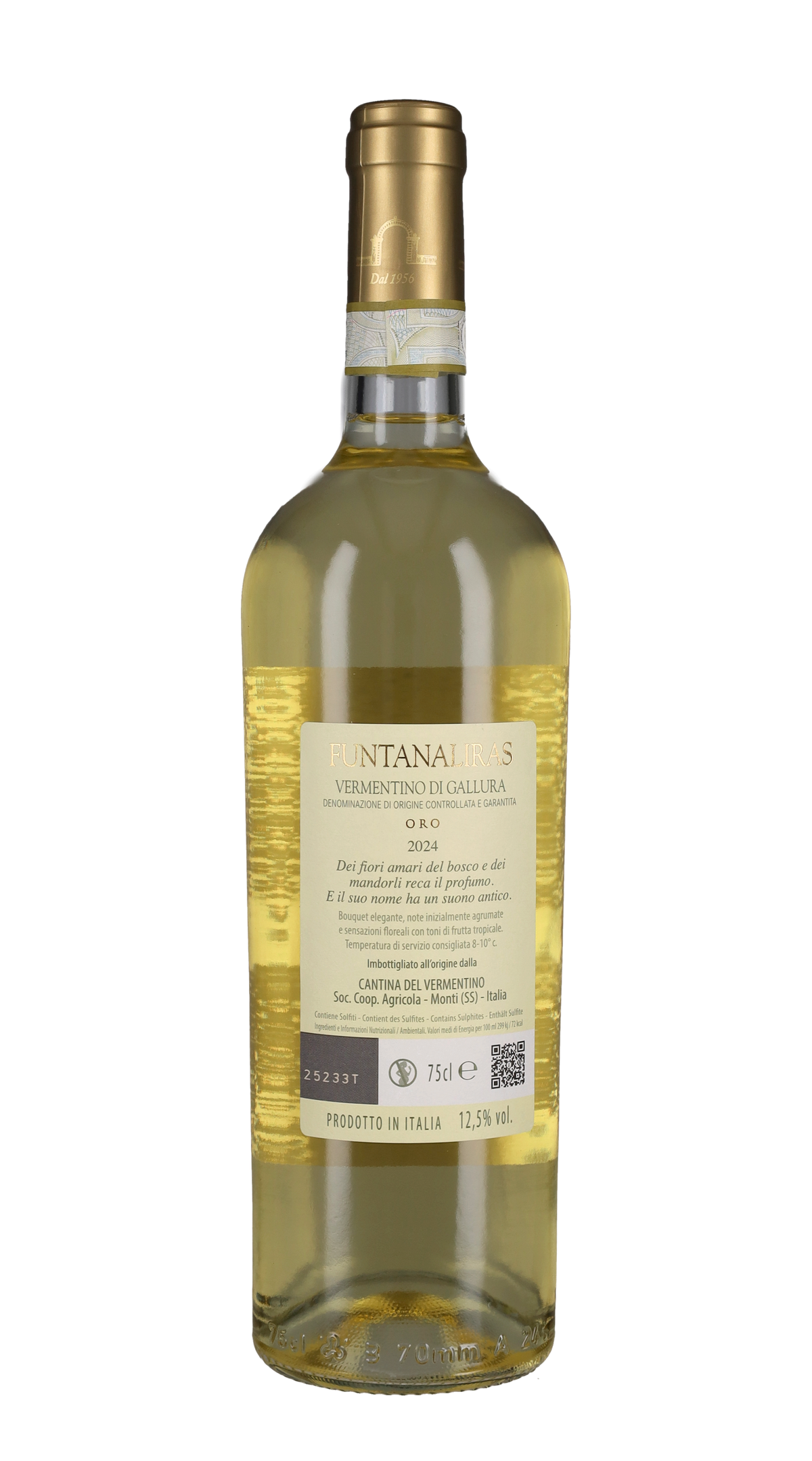Vermentino di Gallura 'Funtanaliras Oro' Cantina del Vermentino 2024