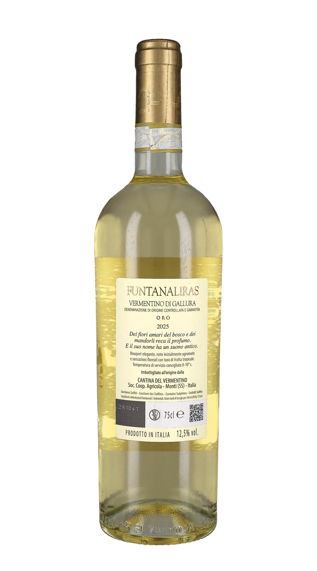 Vermentino di Gallura 'Funtanaliras Oro' Cantina del Vermentino 2025