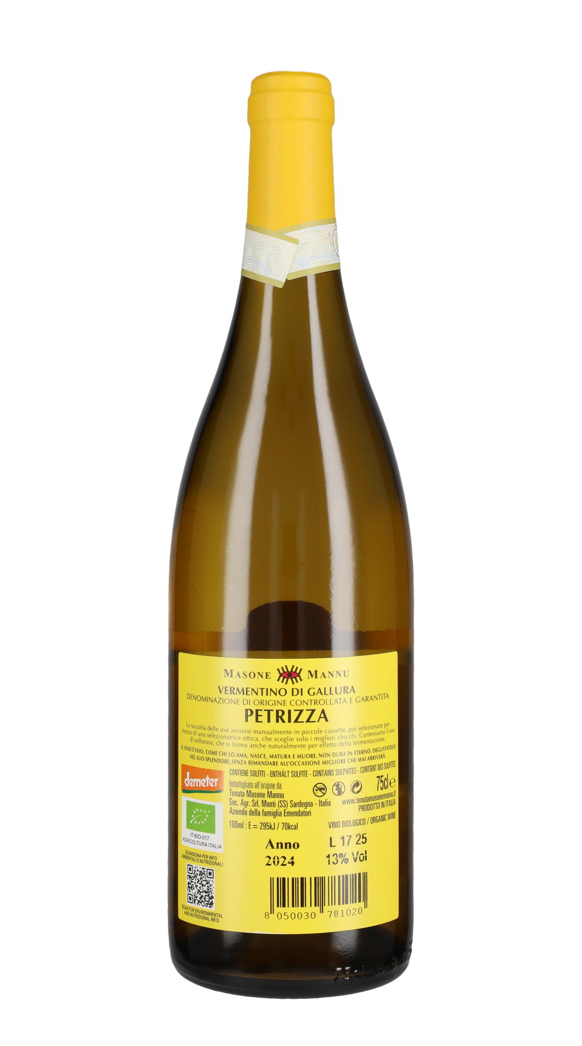 Vermentino di Gallura 'Petrizza' Masone Mannu 2024