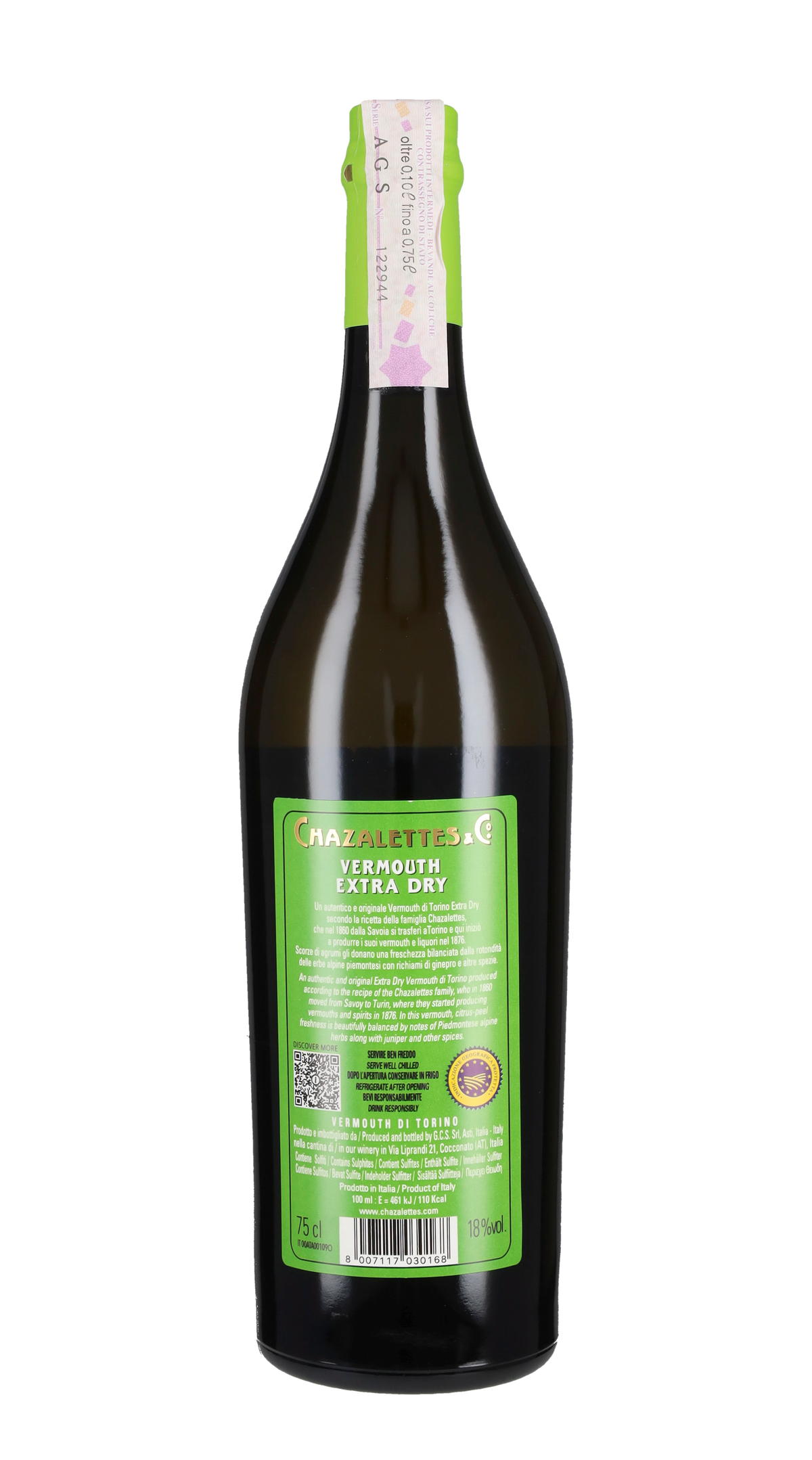 Vermouth di Torino Extra Dry Chazalettes
