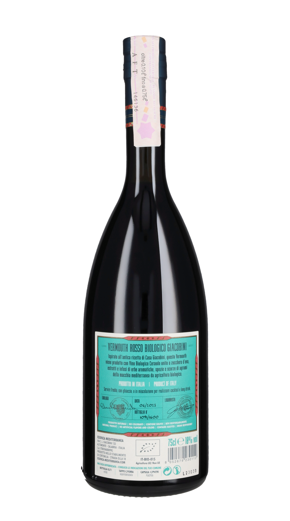 Vermouth Rosso Giacobini