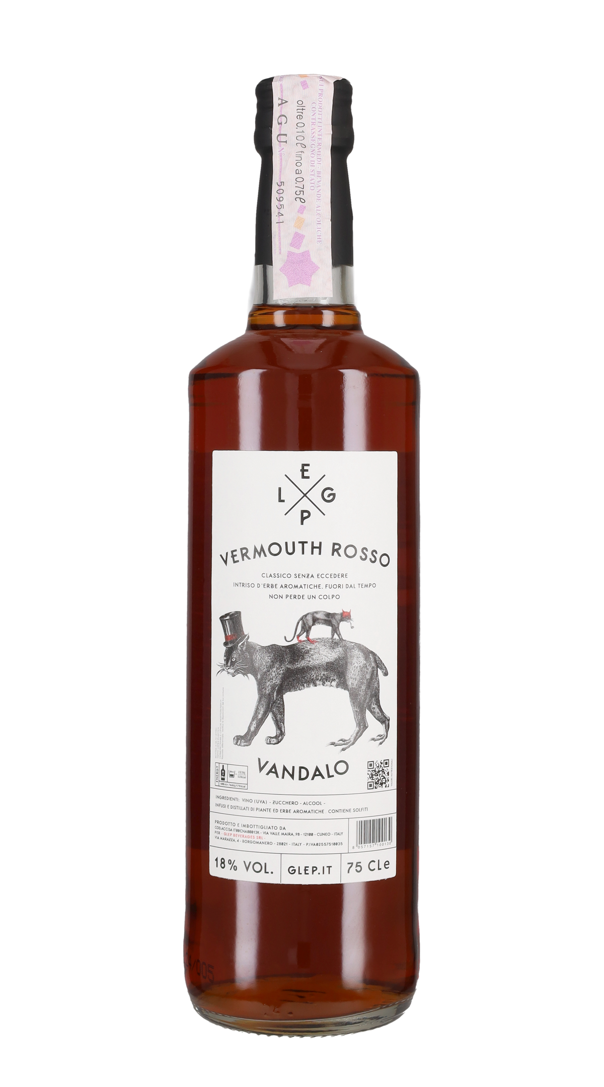 Vermouth Rosso 'Vandalo' Glep Beverages