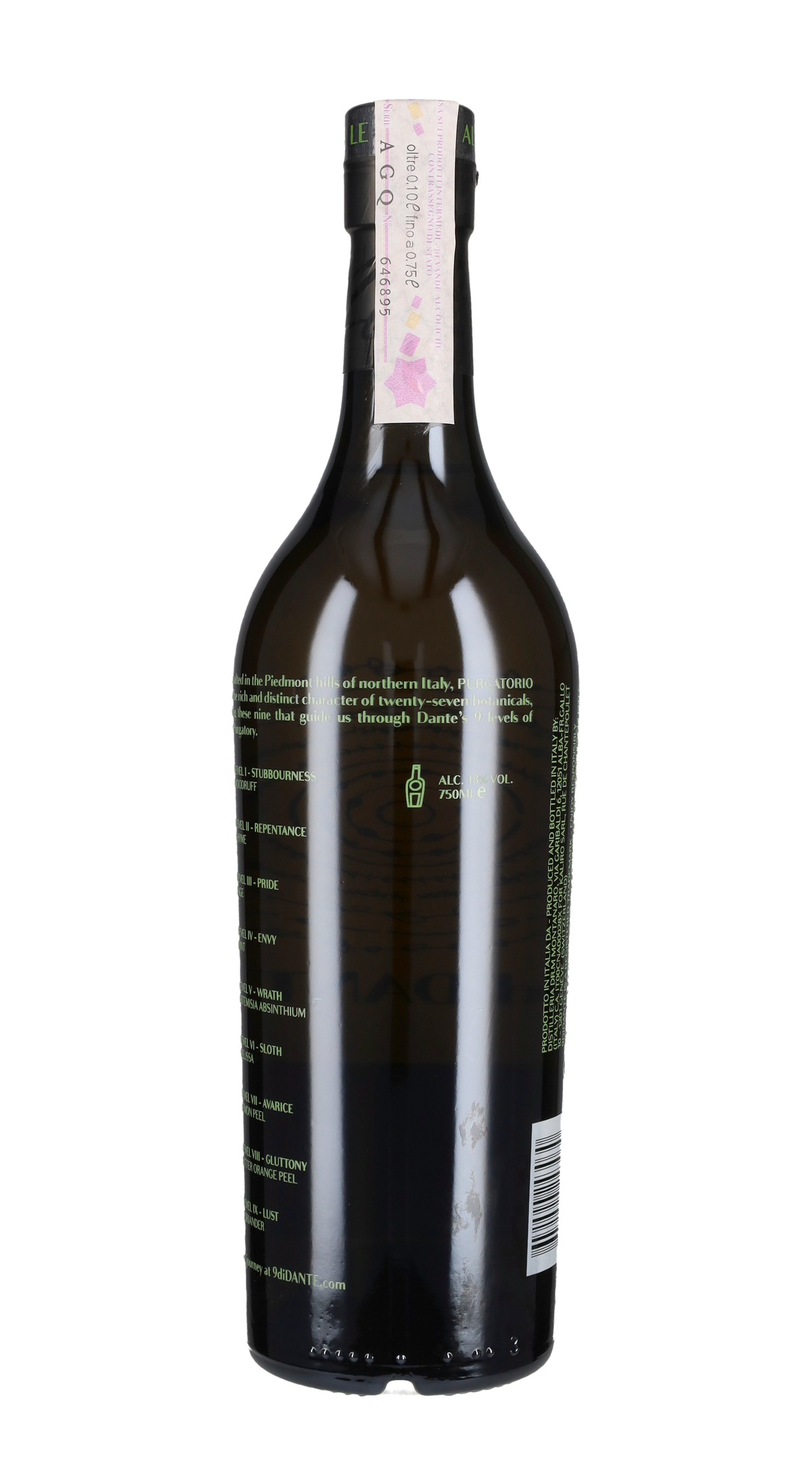 Vermouth Superiore Extra Dry 'Purgatorio' 9 Di Dante
