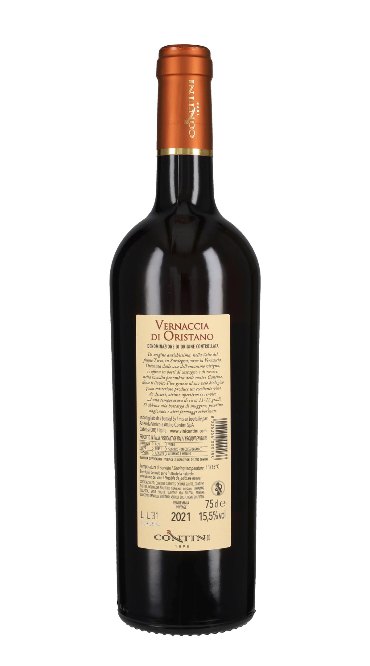 Vernaccia di Oristano Contini 2021