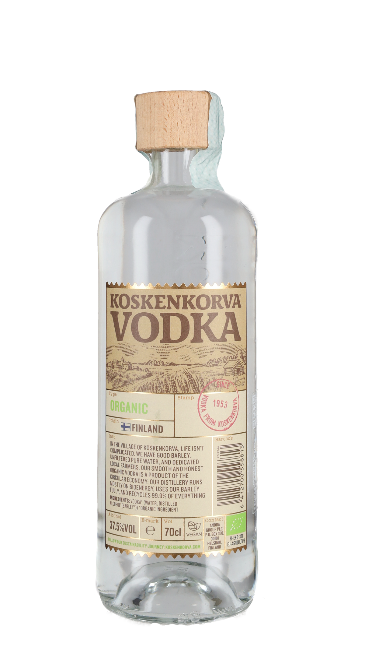 Vodka 'Organic' Koskenkorva