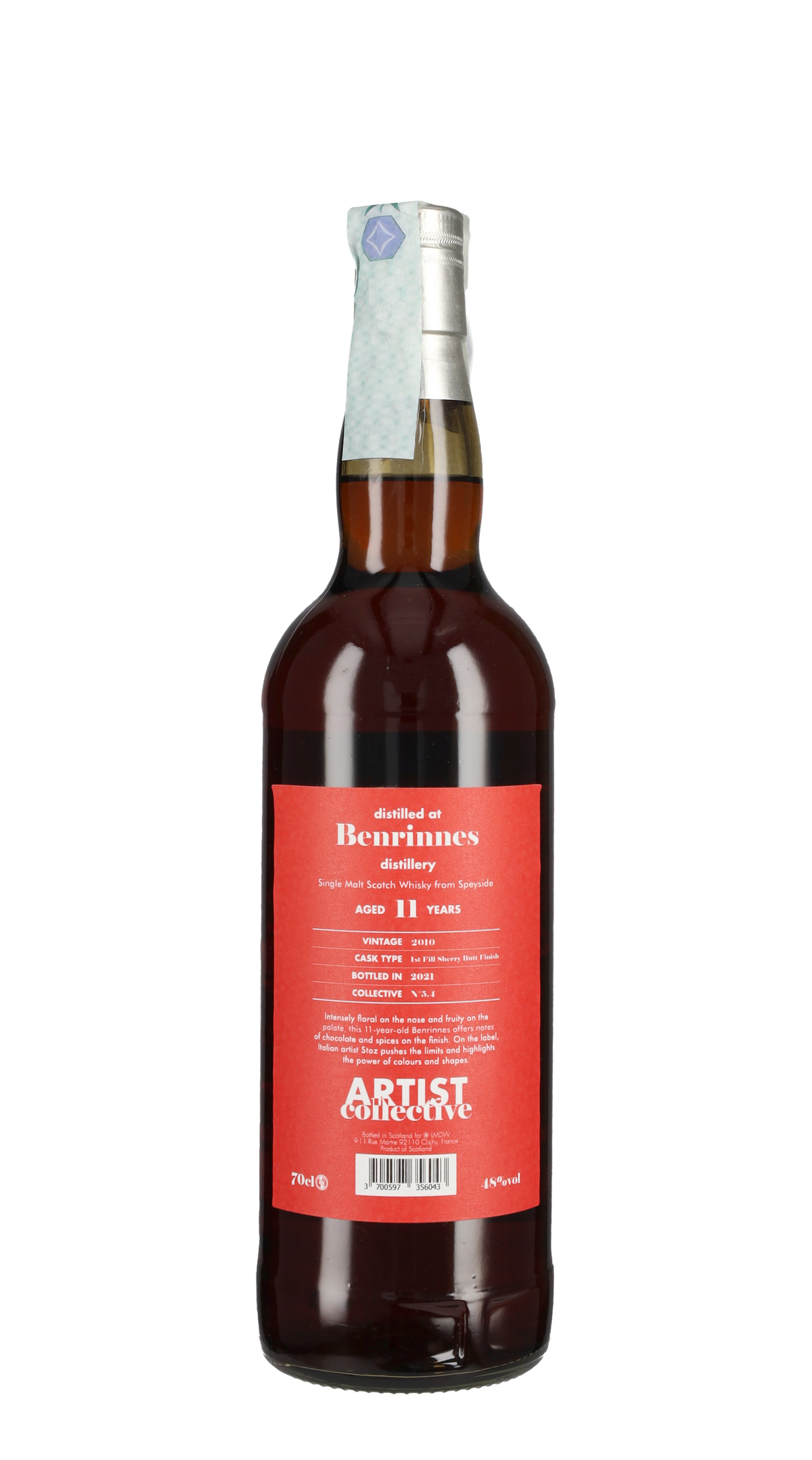 Whisky Single Malt Benrinnes 11 yo Artist Collective 2010