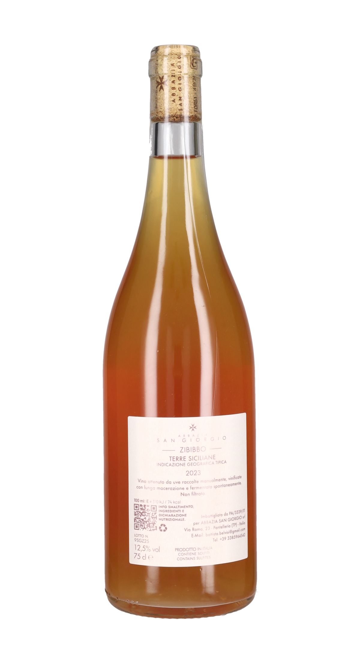 Zibibbo Secco 'Orange' Abbazia San Giorgio 2023